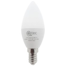 LED Bulb Qtec C35 E14/5W/230V 2700K