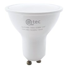LED Bulb Qtec GU10/8W/230V 4200K