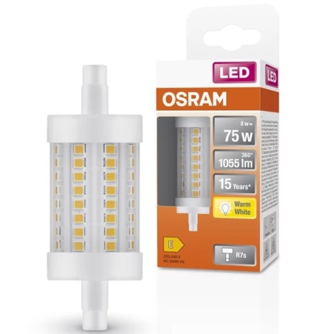 LED Bulb R7s/8W/230V 2700K 78 mm - Osram