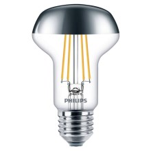 LED Bulb with a mirror spherical cap Philips DECO E27/4W/230V 2700K