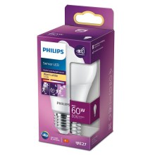 LED Bulb with sensor Philips A60 E27/8W/230V 2700K
