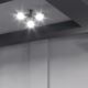 LED Ceiling floodlight 3xE27/16,7W/230V 4000K