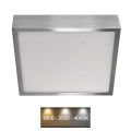 LED Ceiling light NEXXO LED/21W/230 3000/3500/4000K 22,5x22,5 cm chrome