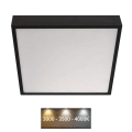 LED Ceiling light NEXXO LED/28,5W/230V 3000/3500/4000K 30x30 cm black