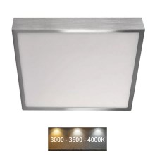 LED Ceiling light NEXXO LED/28,5W/230V 3000/3500/4000K 30x30 cm chrome