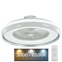 LED Ceiling light with a fan LED/32W/230V 3000-6500K grey + RC