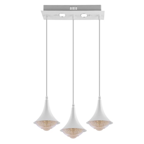 LED chandelier 3xLED/9W/230V white