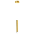 LED Chandelier on a string GOLDIE 1xLED/5W/230V golden