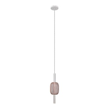 LED Chandelier on a string HOLD LED/5W/230V rose gold/white