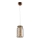 LED Chandelier on a string JAR LED/5W/230V copper/wood
