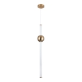 LED Chandelier on a string LED/30W/230V white/copper