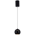 LED Chandelier on a string touch LED/8,5W/230V 3000K black