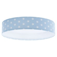 LED Children's ceiling light GALAXY KIDS LED/24W/230V stars blue/white