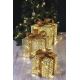 LED Christmas decoration 72xLED/1,35W/230V gold