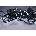 LED Christmas outdoor chain 100xLED/8 functions IP44 13m cool white