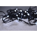 LED Christmas outdoor chain 200xLED/8 functions IP44 25m cool white