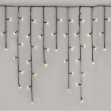 LED Christmas outdoor chain 600xLED/8 modes 15m IP44 warm white