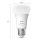 LED Dimmable bulb Philips Hue White And Color Ambiance A60 E27/9W/230V 2000-6500K