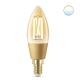 LED Dimmable bulb VINTAGE FILAMENT C35 E14/4,9W/230V 2000-5000K CRI 90 Wi-Fi - WiZ