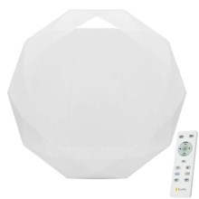 LED Dimmable ceiling light DIAMANT LED/25W/230V + remote control