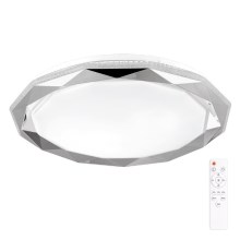 LED Dimmable ceiling light GLOSSY 2xLED/36W/230V + remote control