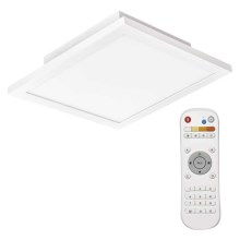 LED Dimmable ceiling light LED/20W/230V + remote control square 2700K-6000K