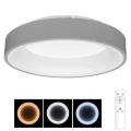 LED Dimmable ceiling light NEST LED/40W/230V 3000-6500K grey + remote control
