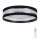 LED Dimmable ceiling light SMART CORAL LED/24W/230V black/silver + remote control