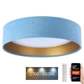 LED Dimmable ceiling light SMART GALAXY LED/36W/230V d. 55 cm 2700-6500K Wi-Fi Tuya blue/gold + remote control