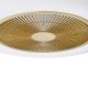 LED Dimmable ceiling light with a fan ARIA LED/38W/230V 3000-6000K gold + remote control