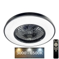 LED Dimmable ceiling light with a fan OPAL LED/72W/230V 3000-6500 + remote control