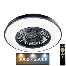 LED Dimmable ceiling light with a fan OPAL LED/72W/230V 3000-6500 + remote control