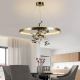 LED Dimmable chandelier on a string LED/55W/230V 3000-6500K gold + remote control