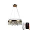 LED Dimmable crystal chandelier on a string LED/80W/230V 3000-6500K + remote control