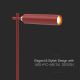 LED Dimmable magnetic rechargeable table lamp 3in1 LED/3W/5V 4000K 1500 mAh red