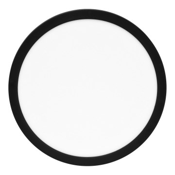 LED Dimmable recessed light with sensor LEXA LED/12/18/24W/230V 3000/4000/6000K d. 30 cm black