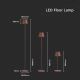 LED Dimmable rechargeable floor lamp 3in1 LED/4W/5V 4400 mAh 3000K IP54 brown