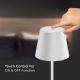 LED Dimmable rechargeable floor lamp 3in1 LED/4W/5V 4400 mAh 3000K IP54 white