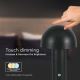 LED Dimmable rechargeable touch table lamp LED/1W/5V 3000-6000K 1800 mAh black