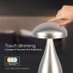 LED Dimmable rechargeable touch table lamp LED/1W/5V 3000-6000K 1800 mAh silver