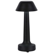 LED Dimmable rechargeable touch table lamp LED/1W/5V 3000-6000K 1800 mAh black