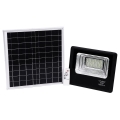 LED Dimmable solar floodlight LED/20W/6,4V 4000K IP65 + remote control