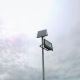 LED Dimmable solar floodlight LED/20W/6,4V 4000K IP65 + remote control