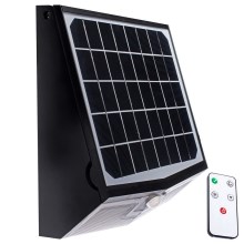 LED Dimmable solar light with a motion and dusk sensor LED/15W/5400 mAh 7,4V IP65 + remote control