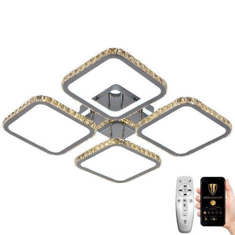 LED Dimmable surface-mounted chandelier LED/160W/230V 3000-6500K + remote control