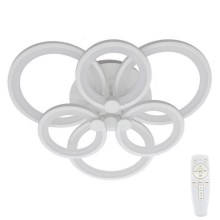 LED Dimmable surface-mounted chandelier SIENA LED/72W/230V white + remote control