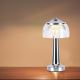 LED Dimmable rechargeable touch table lamp LED/1W/5V 3000-6000K 1800 mAh chrome