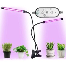 LED Dimmable table lamp with a clip for growing plants LED/8W/5V