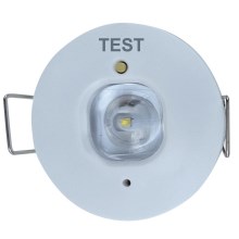 LED Emergency recessed light GATRION LED/1W/230V 6000K