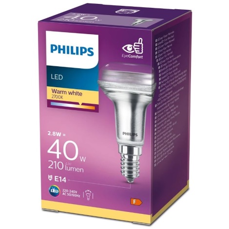 LED Floodlight bulb Philips E14/2,8W/230V |